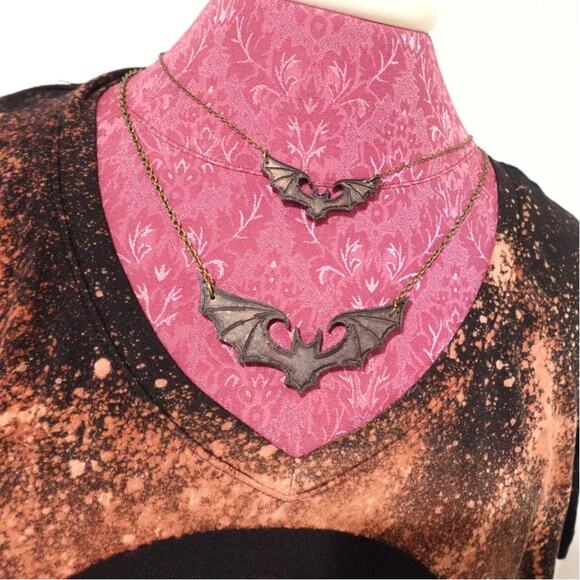 NEW Custom-Made Acid Ghost on Black V neck T shirt SZ XXL  (V4) - Picture 11 of 11